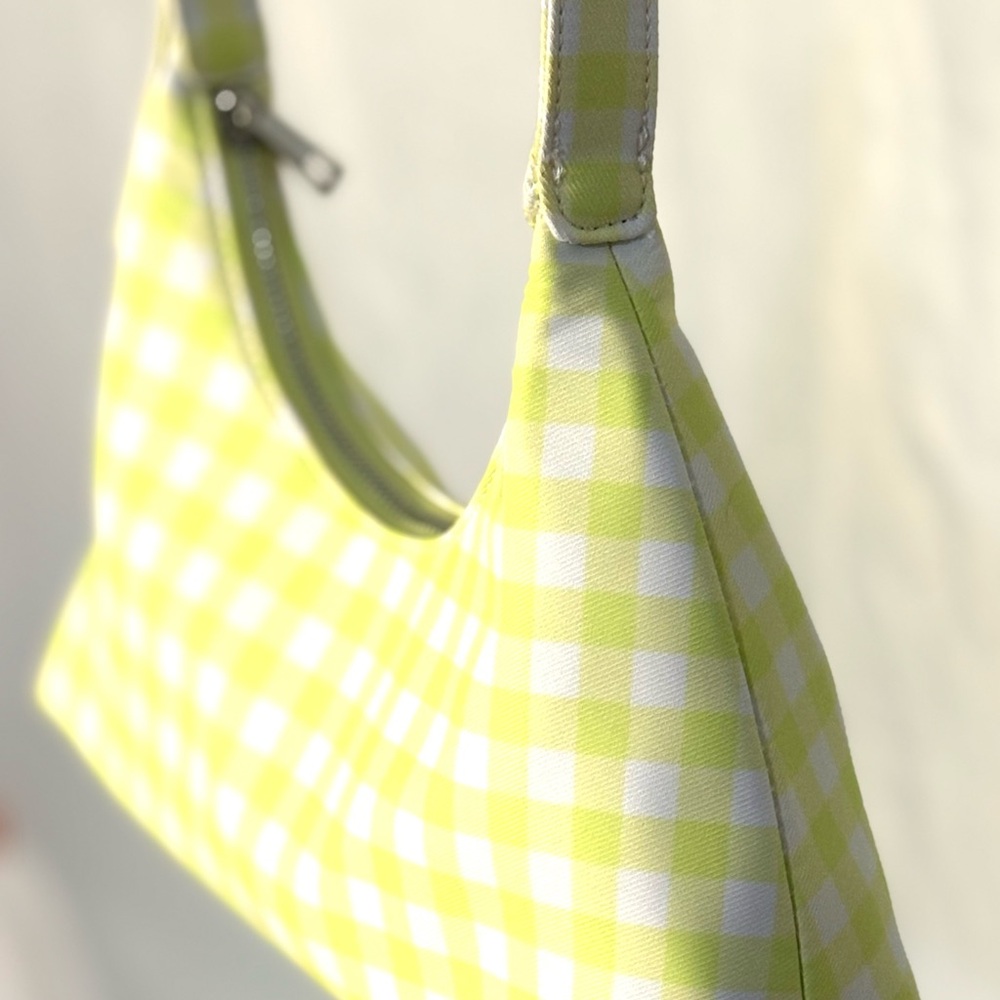 Forever 21 Yellow Gingham Shoulder Bag - Picture 3 of 9